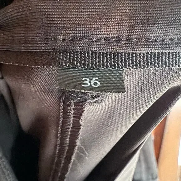 Lululemon Commission Pant Mens Slim Fit Black Size 36 Classic Versatile Stretch Chinos & Khakis